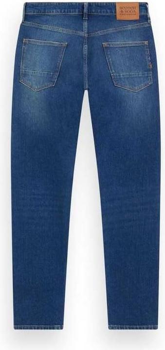 Actual product image Scotch & Soda Core Ralston Slim Classic Blue Jeans, Regular Fit, Five-Pocket Design, Button Fly, Mid Rise (W32/L34)