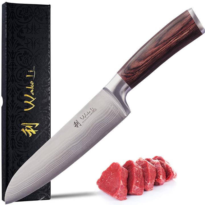 Wakoli Damastmesser (17 cm)