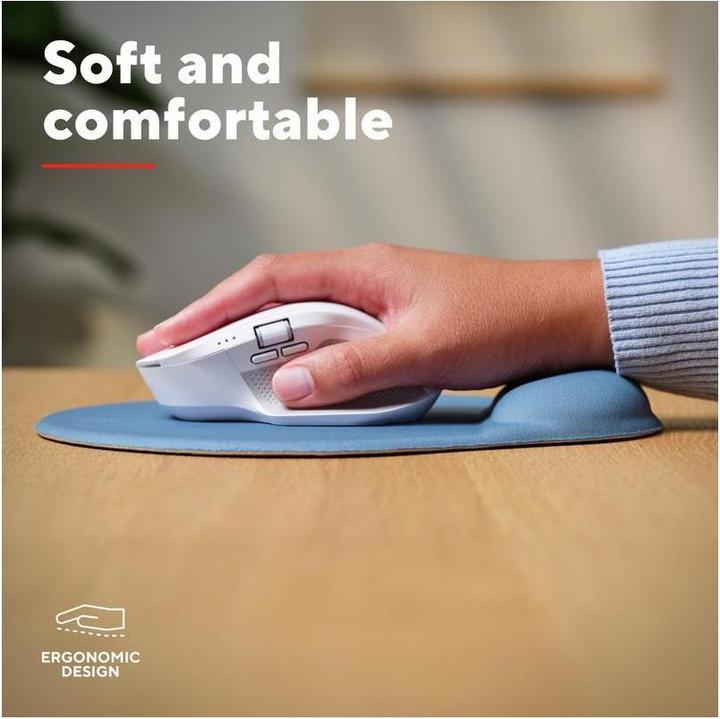 Actual product image Trust Bigfoot Mousepad steel blue (S)