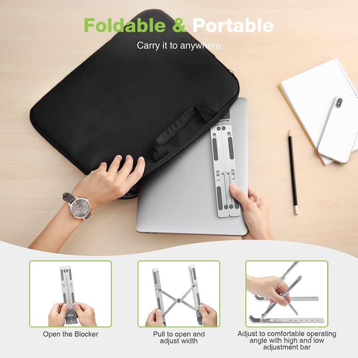 Produktbild Techly ICA-TBL 134TY notebook stand Silver (16")