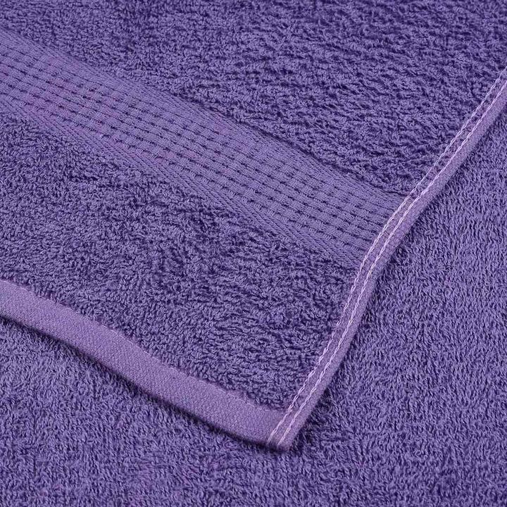 Immagine prodotto vidaXL Asciugamani da bagno 10 pz. Viola 100x150 cm 360 g/m² 100% cotone telo doccia (100 x 150 cm)