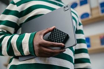 Actual product image Verbatim Disque SSD externe Store'N'Go Mini Diamond USB-C - 2To (Noir) (2 TB)
