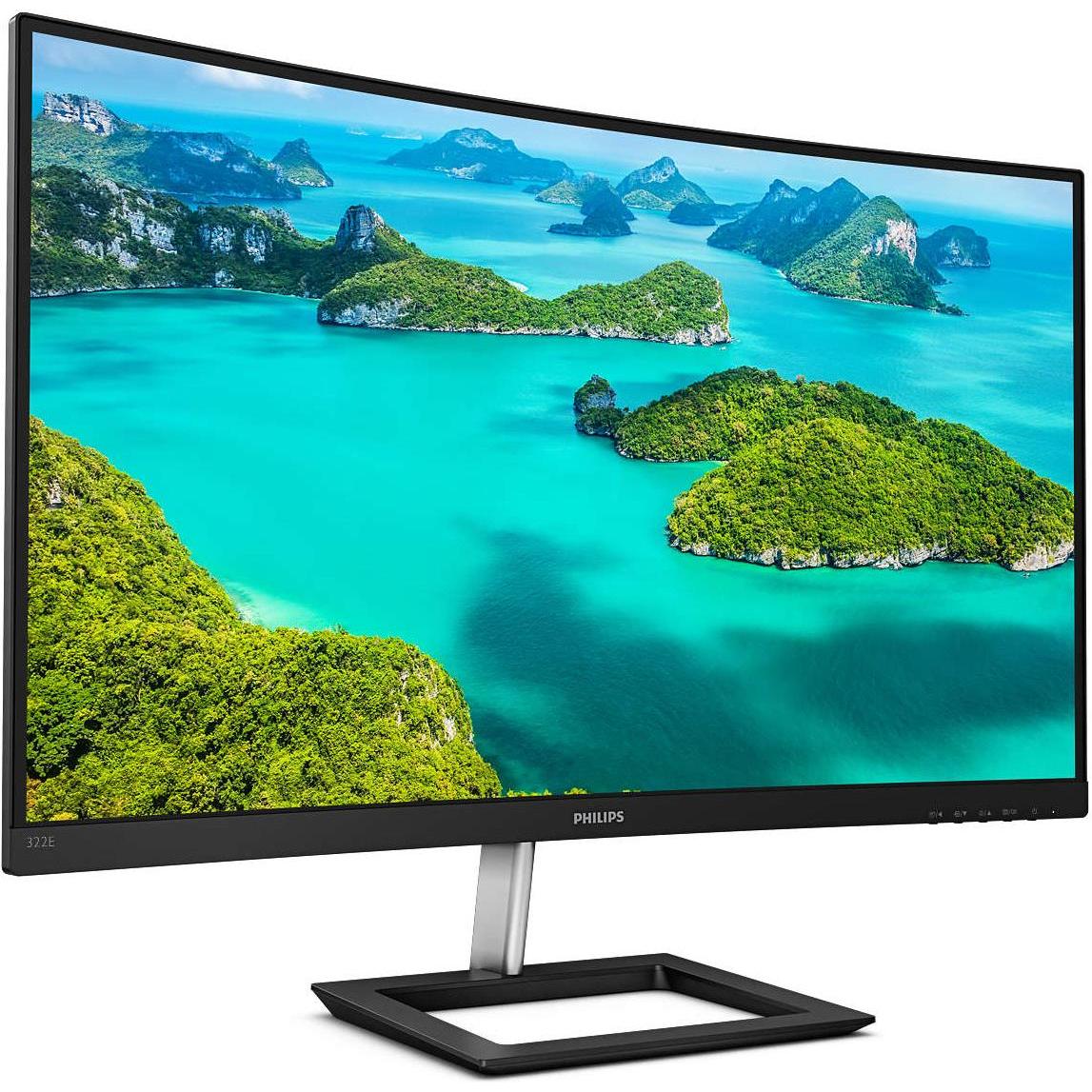Philips 322E1C/00 (1920 x 1080 Pixel, 32"), Monitor, Schwarz