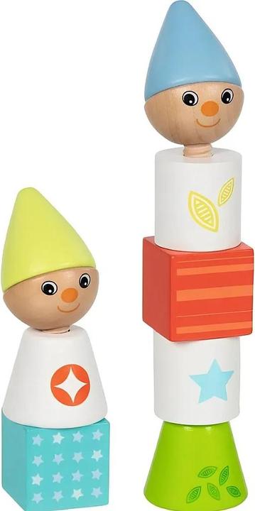 Actual product image Goki Screw Blocks Dwarfs 12 pieces