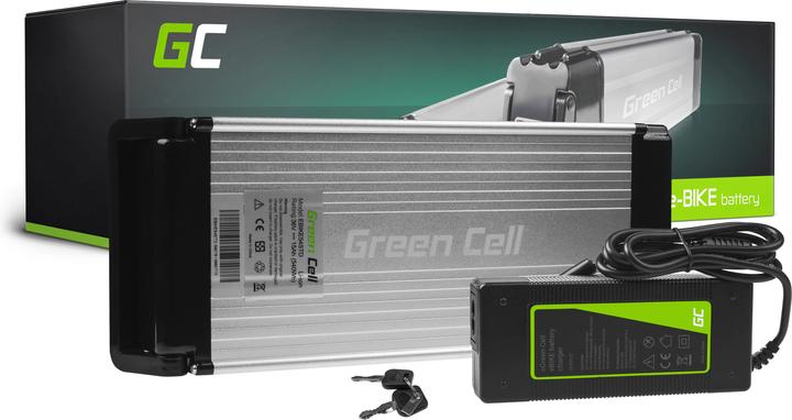 Produktbild GreenCell Battery 36V 15Ah 522Wh Rear Rack for E-Bike Pedelec - Batterie - 15.000 mAh (E-Bike Akku)