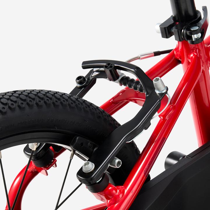 Image du produit Btwin Vélo enfant 16 pouces 4-6 ans, DISCOVER 500 rouge (16")