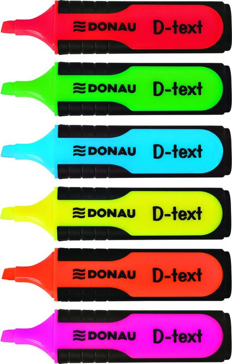 Produktbild Donau Q-Connect FLUORID HIGHLIGHTER. Q-CONNECT 4 STK. MISCHUNG, LINIENSTÄRKE: 1–5,2 mm, LÄNGE LINIE 250M ( (4x)