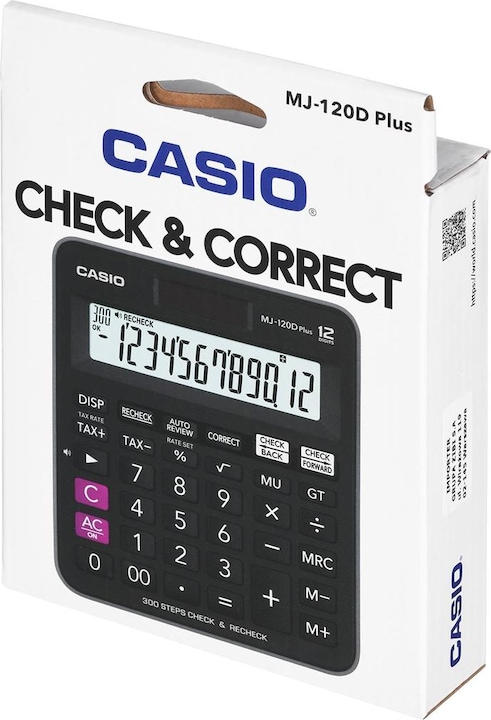 Actual product image Casio MJ-120D Plus (Solar cells, Batteries)