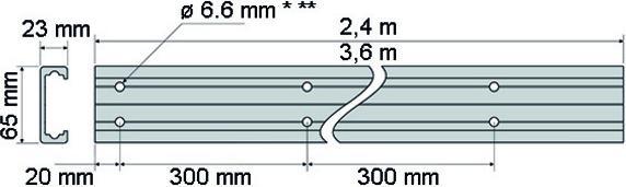 Produktbild Accuride Linearführung mit Kugelumlaufwagen DA0116RC