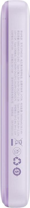 Produktbild Baseus Powerbank Comet with USB to USB-C cable, 10000mAh, 22.5W (purple) (10000 mAh, 22.50 W, 38.50 Wh)