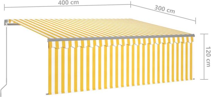 Produktbild vidaXL Markise (4 m)