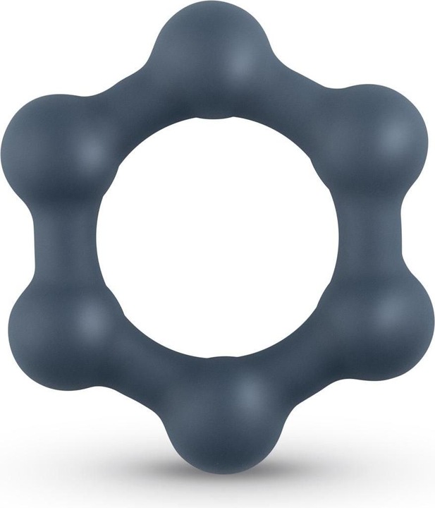 Boners Hexagon Penisring mit Stahlkugeln (3.80 cm)