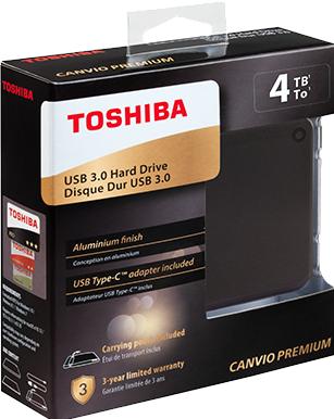 Actual product image Toshiba Canvio Premium (4 TB)