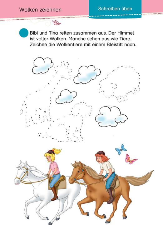 Immagine prodotto Bibi & Tina Mein Schulstart-Block. Erstes Lesen und Schreiben ab 5 Jahren (Tedesco, 2017)