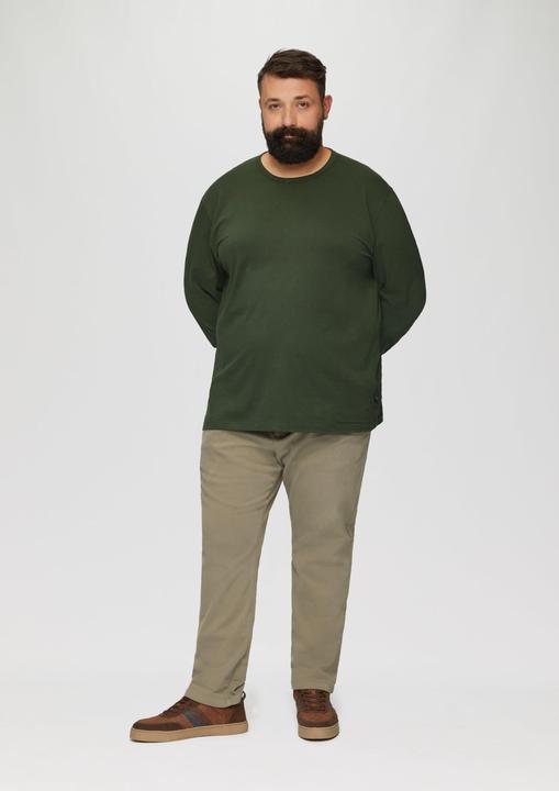 Produktbild S.Oliver T-Shirt Softes Langarmshirt aus Baumwolljersey (3XL)