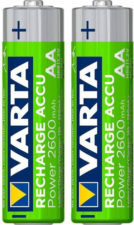 Produktbild Varta Recharge Accu Power (2 Stk., AA, 2600 mAh)
