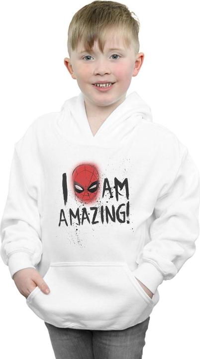 Immagine prodotto Spider-Man I Am Amazing Felpa con Cappuccio Ragazzi (152, 158)