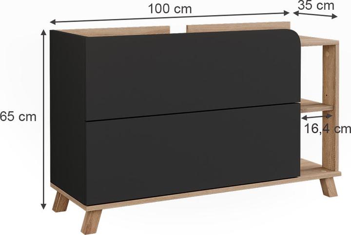 Actual product image Vicco Karen (100 x 35 x 65 cm)
