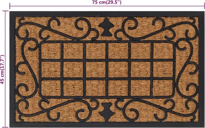 Produktbild vidaXL Fussmatte (75 x 45 cm)