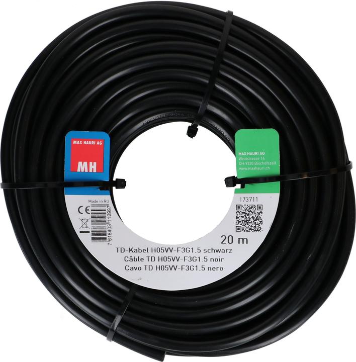 Image du produit Max Hauri Câble TD H05VV-F3G1.5 (20 m)