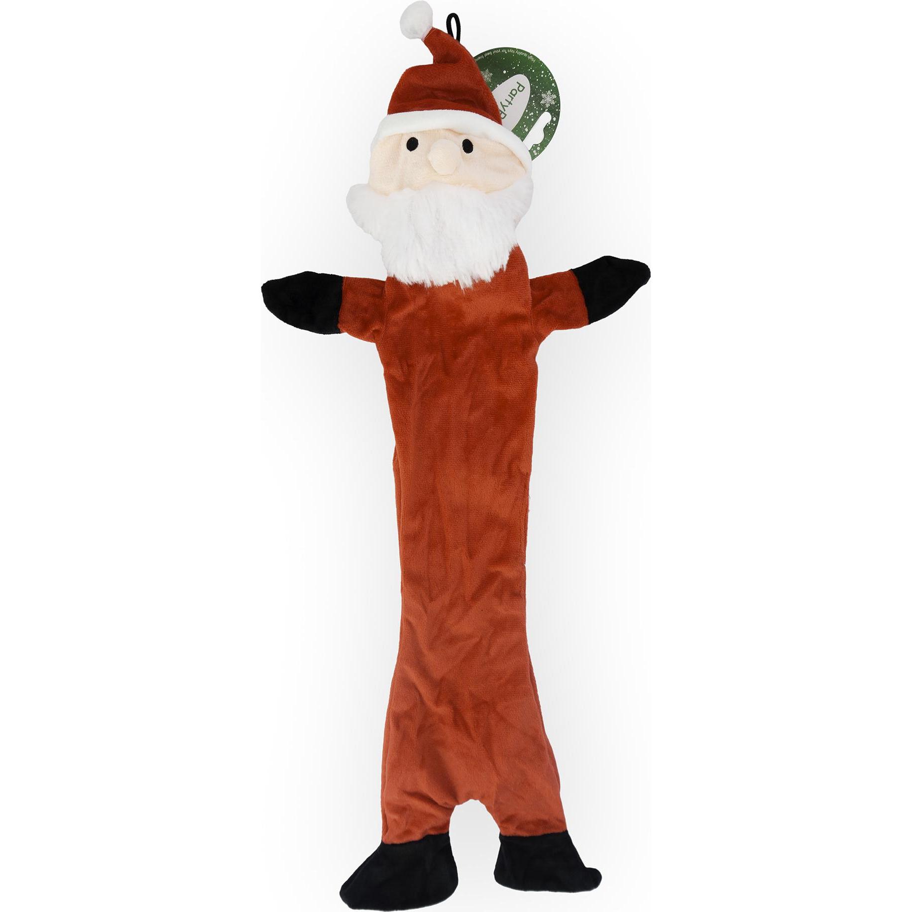 Thumbnail - Party Pets Christmas skinnies Santa 55cm - (87926) (Plüschspielzeug), Hundespielzeug