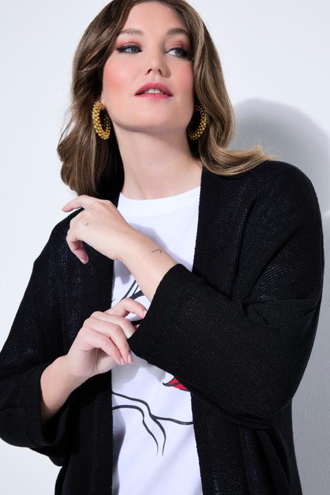 Produktbild Miamoda Strickjacke, offene Passform, 3/4-Fledermaus-Ärmel (46, 48)