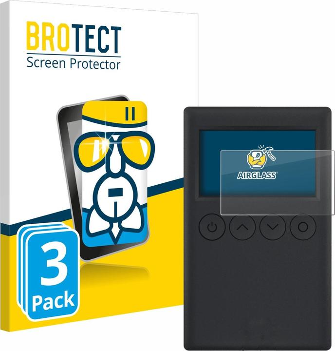 Immagine prodotto BROTECT Pellicola di vetro antiproiettile AirGlass (3 Pezzo/i, Blackberry Classico)