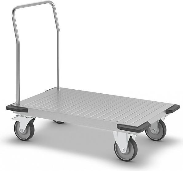 Produktbild eurokraft pro Edelstahl-Plattformwagen (350 kg)