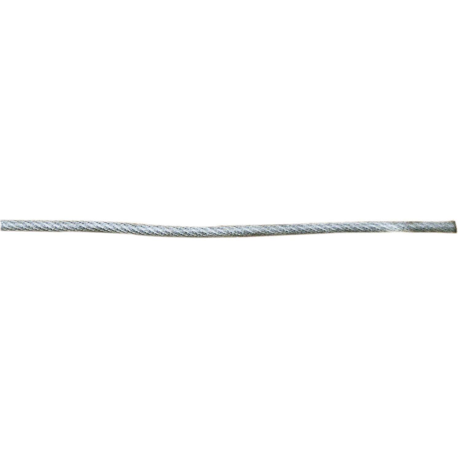 Dulimex, Fördertechnik, Drahtseil DIN3055 ø 3/5 mm 6x7 Litzen + 1 FE verzinkt + PVC ummantelt