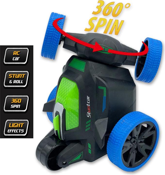 Actual product image Gear2play RC Stunt & Roll Controllable Car Blue