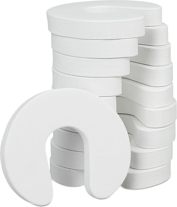 Image du produit Relaxdays Bouchon de porte en mousse, lot de 10 (10 pièce(s), 9 x 10.5 x 2 cm)