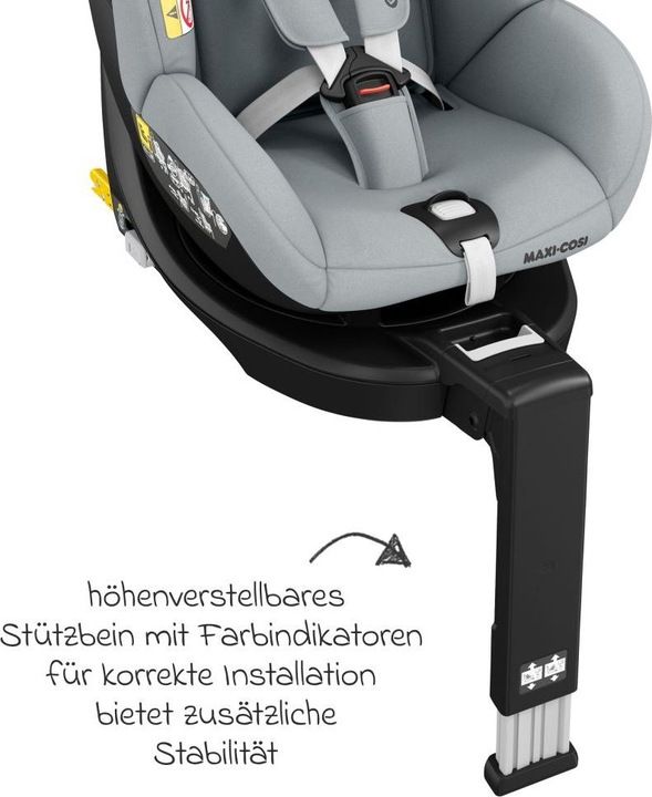 Actual product image Maxi-Cosi Mica Eco I-Size Authentic Grey (Reboarder, ECE R129/i-Size Standard)