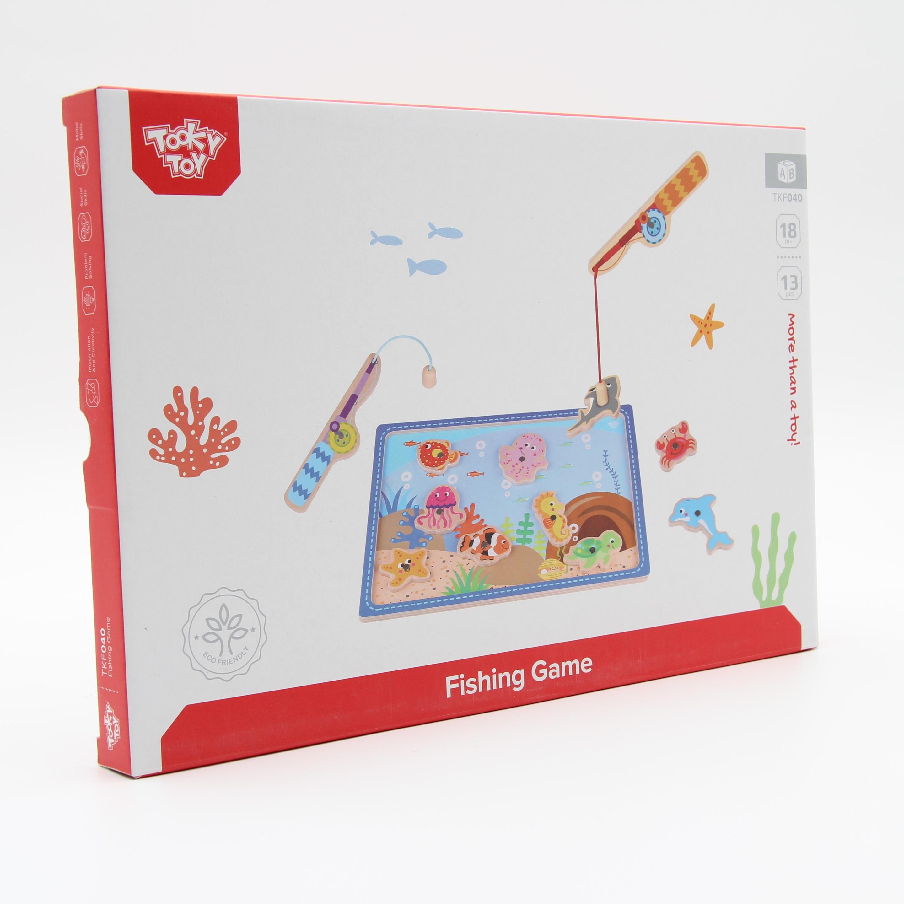 Thumbnail - Tooky Toy Angelspiel magnetisch mit Fischen, TKF040