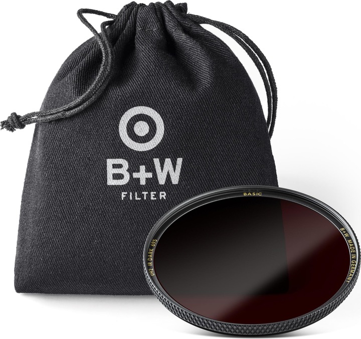 Produktbild B+W 092 Infrarot-Filter, dunkelrot 695, keine Vergütung/Basic 77mm (Infrarot durchlass Filter, 77 mm)