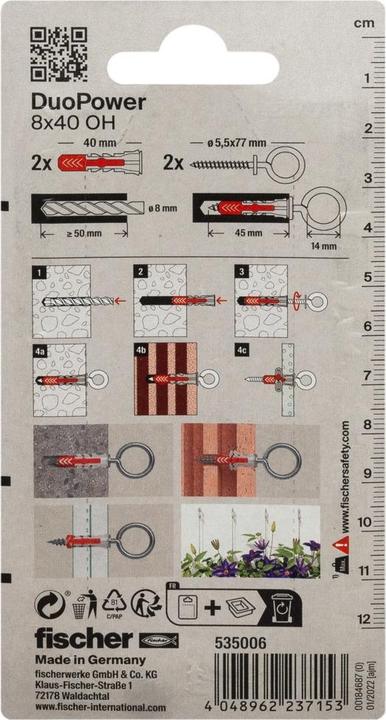 Actual product image Fischer SB sieve sleeves FIS HK (2 pcs.)