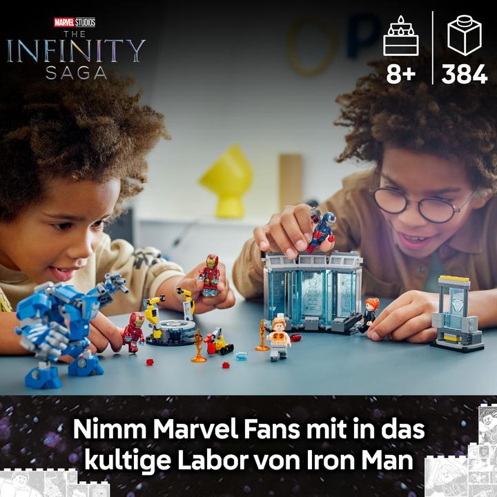 Actual product image LEGO Iron Man's Laboratory: Hall of Armour (LEGO Marvel)
