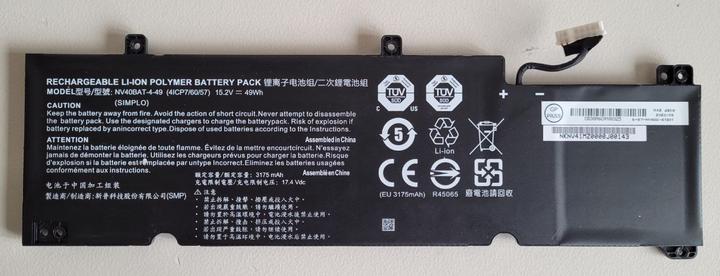 Immagine prodotto Clevo Batteria per laptop NV41MZ