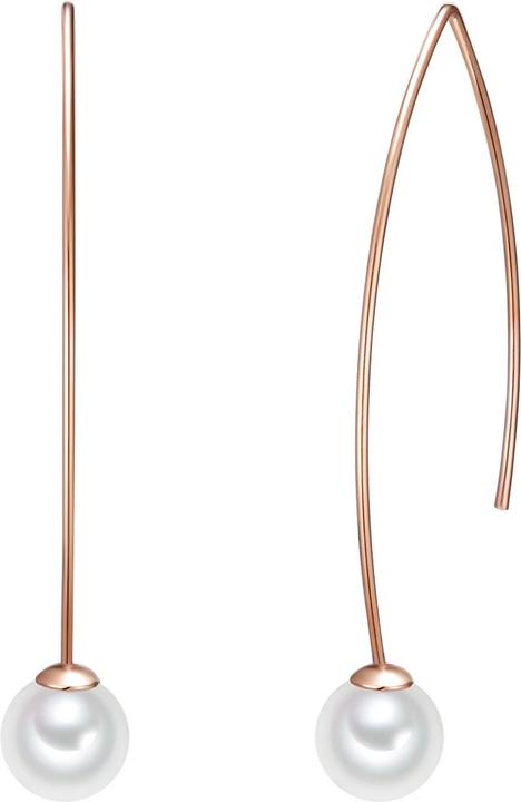 Produktbild Lulu & Jane Damen Messing Muschelkernperle roségold - 29409 (Messing)