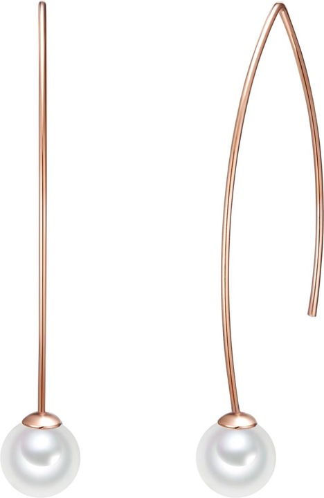 Produktbild Lulu & Jane Damen Messing Muschelkernperle roségold - 29409 (Messing)