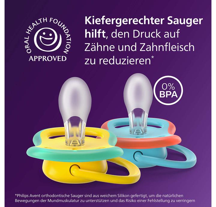Image du produit Philips Avent Pacifier SCF349/57 ultra air (2 x, à partir de 18 m.)