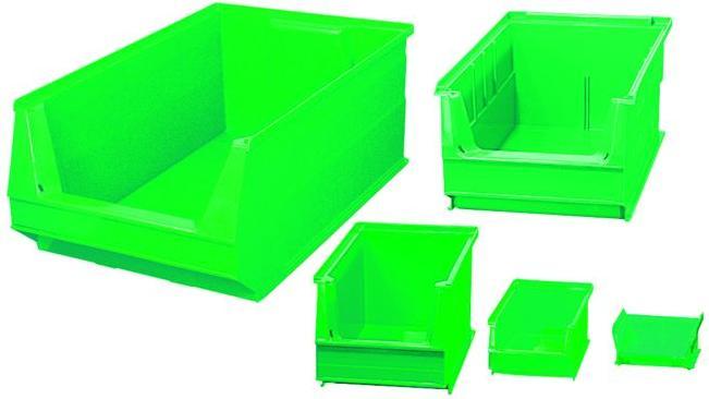 Image du produit Jeu de bacs de rangement ouverts PEvert