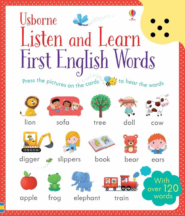 Listen and Learn First English Words (Inglese, Mairi Mackinnon, Sam Taplin, 2015)