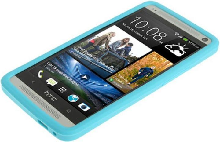 Produktbild König Design Schutzhülle Silikon Case für Handy HTC One M7 Hellblau (OnePlus X)