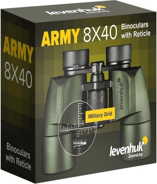 Actual product image Levenhuk Army 8x40 with scale (8 x, 40 mm)