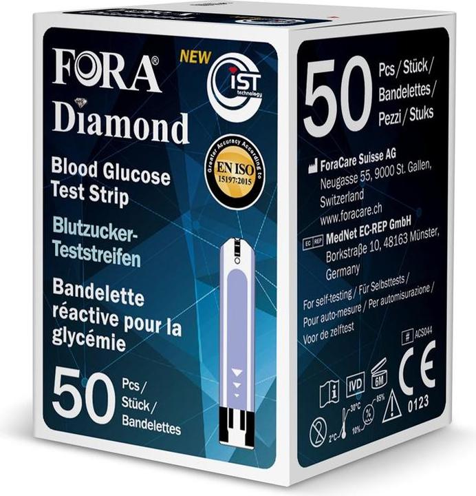 Produktbild Fora Diamond Blutzuckerteststreifen