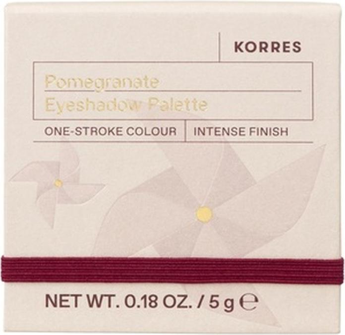 Actual product image Korres Pomegranate Eyeshadow Palette - Chestnut Brows (Pomegranate)