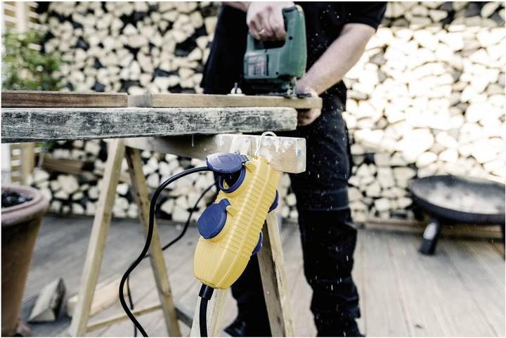 Productafbeelding Brennenstuhl Beschermende adapterkabel FI IP54 met voedingsblok 5m H07RN-F3G1,5 (5 m)