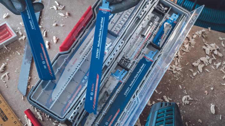Produktbild Bosch Professional Zubehör PRO Tough Box Large für Zubehör, 50 x 120 x 355 mm