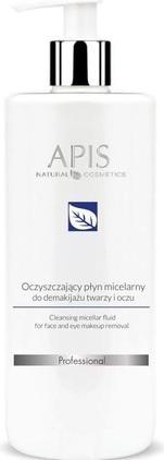 Apis Natural Cosmetics APIS Cleansing Micellar Water oczyszczający płyn micelarny do demakijażu twarzy i oczu 500ml (Puder, 500 ml)
