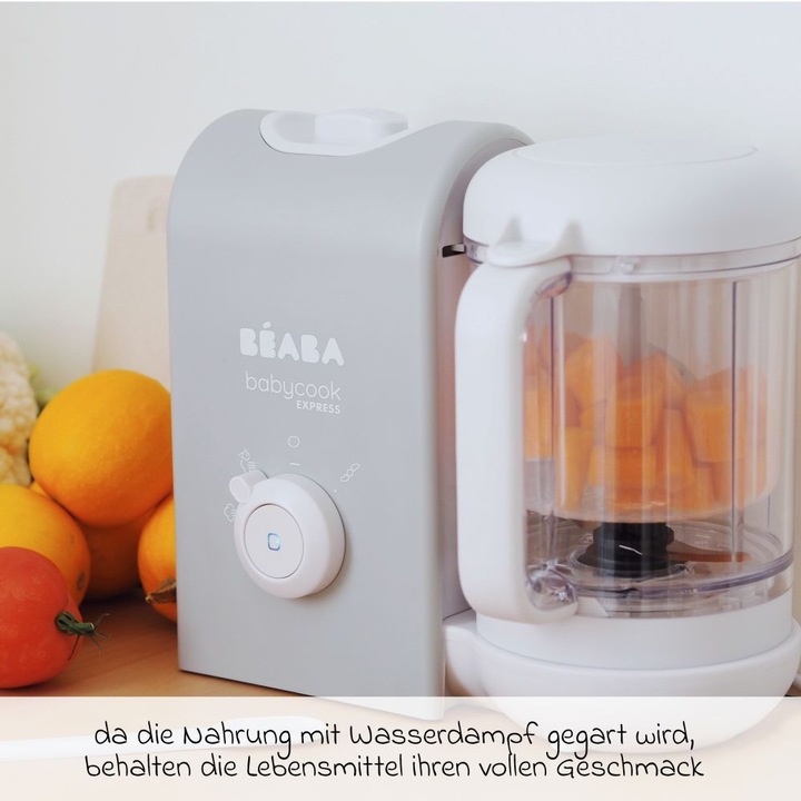 Produktbild Beaba Babycook Express, 4 in 1 Babynahrungszubereiter, schnelles Kochen: weniger als 15 Min, Mixen